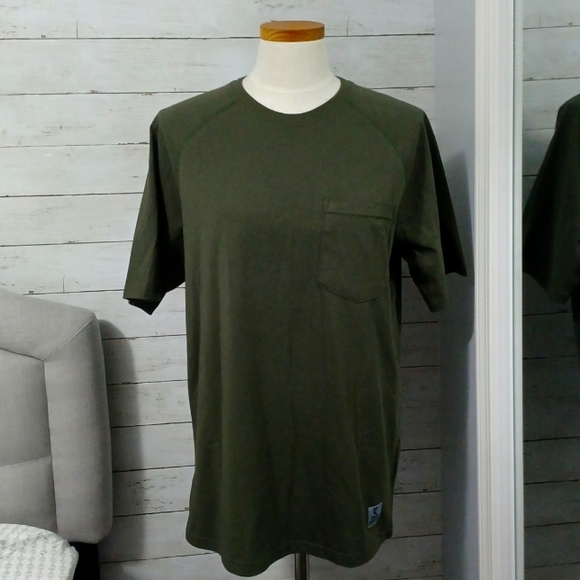 🟢Rugged Elements Durable Utility Men's Dark Green T-Shirt Small - Picture 1 of 5